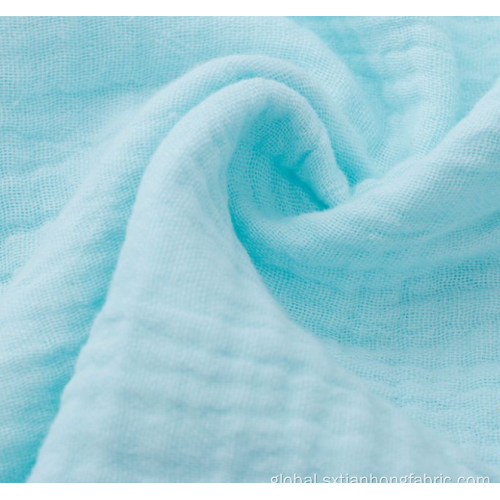 Soft Cotton Fabrics 100% Cotton Bubble Fabrics 40×40/108×76 Manufactory